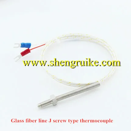 

Glass fiber linescrew thermocouple M6 thread temperature sensor probe