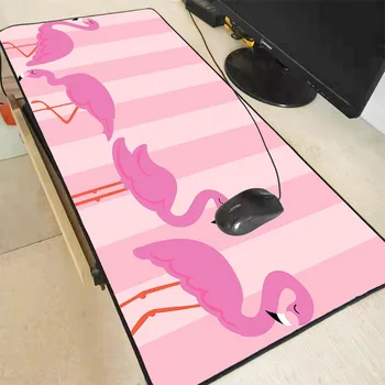 

Mairuige Pink Flamingo Speed Keyboard Mat Large Mousepad Gaming Mouse Pad Desk Mat for Game Player Desktop PC Computer Laptop