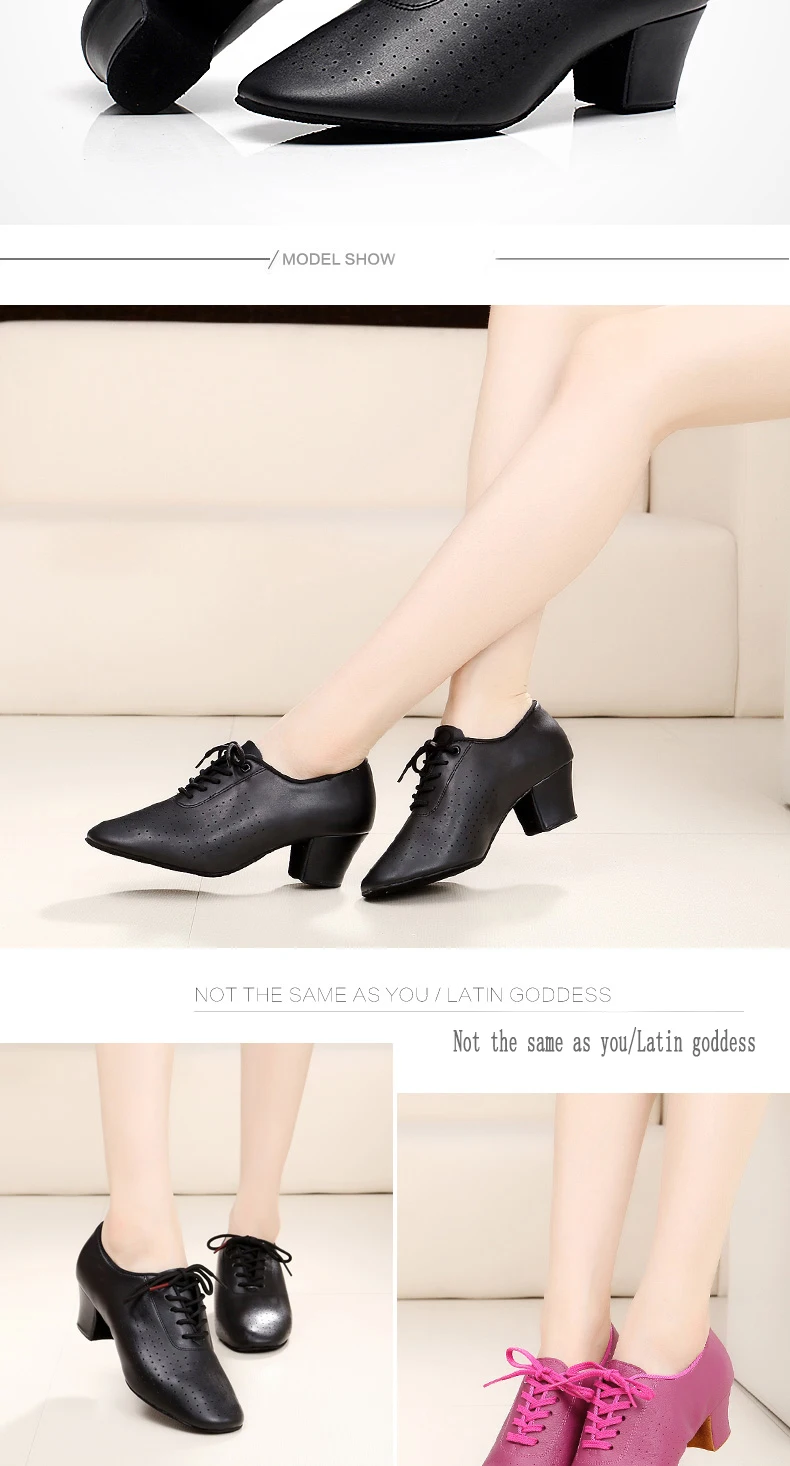 20161031_172847_110Modern Standard Dance Shoe Brand Women Genuine Leather Adult Jazz Shoes lady Aerobics Dancing Sneakers Teacher BD T1-B Discounts