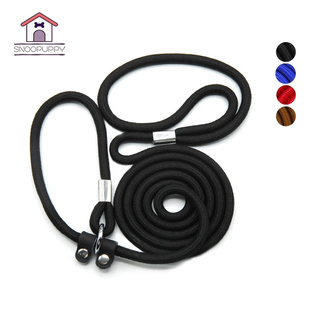 

Solid Dogs Leashes For Small Dogs Puppy Leash Nylon Lead Large Pet Dog Leashes Adjustable Basic Rope Collar Leashes Dog PY0229