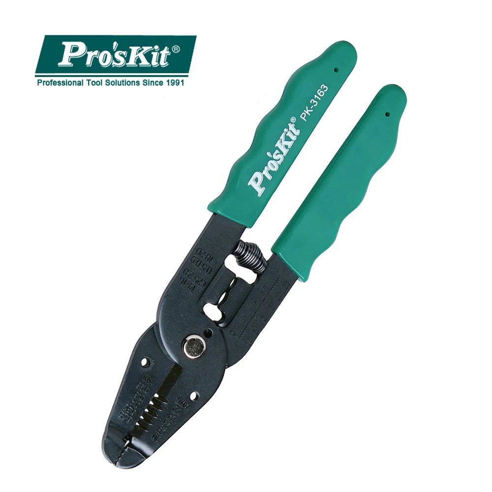 Многофункциональные Обжимные Щипцы Pro'skit 8PK 3163 7 в 1 для зачистки кабеля проводов