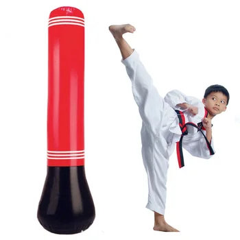 

Inflatable Punching Bag Tumbler Training Fitness Kick Fight Punching Bag for Kids Adult Inflatable tumbler Boxing Training Bag