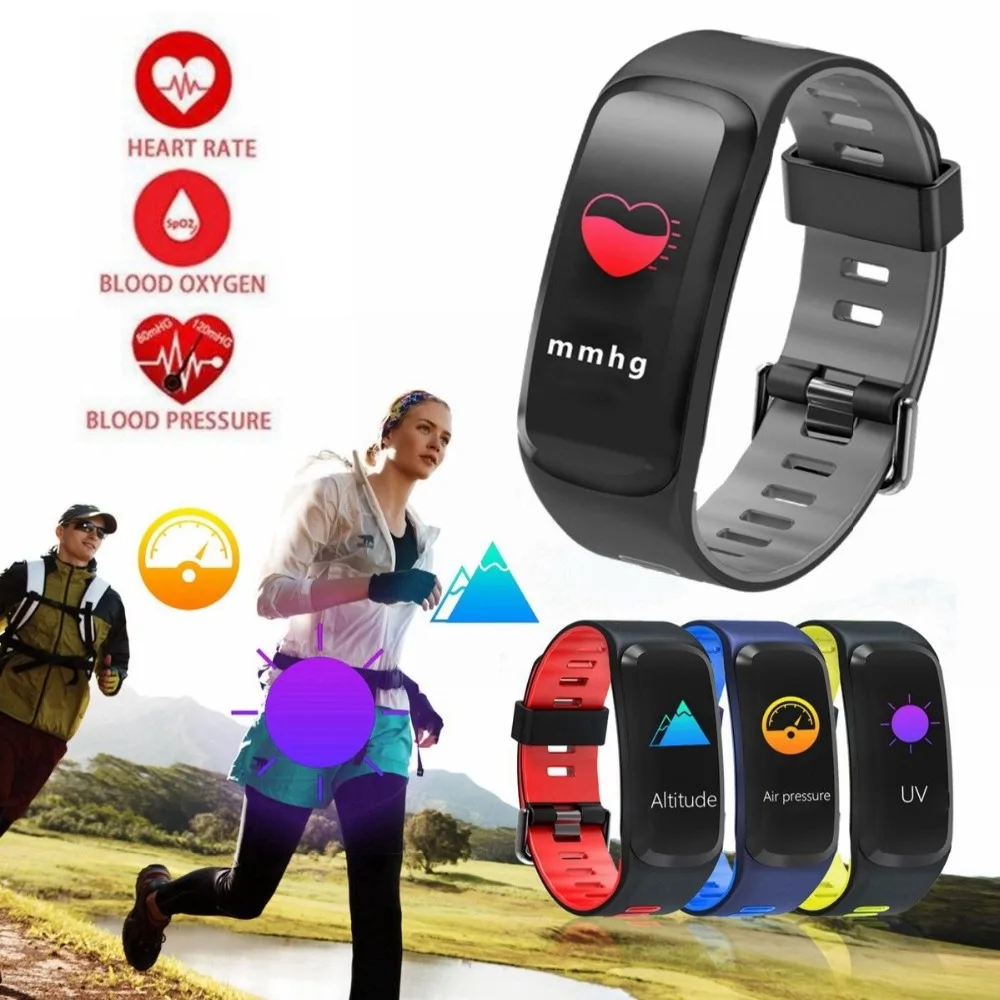 

Timethinker Smart Bracelet Band Watch Sport Fitness Watch Heart Rate Tracker Blood Pressure Monitor Wristband Reloj F4 Smartband
