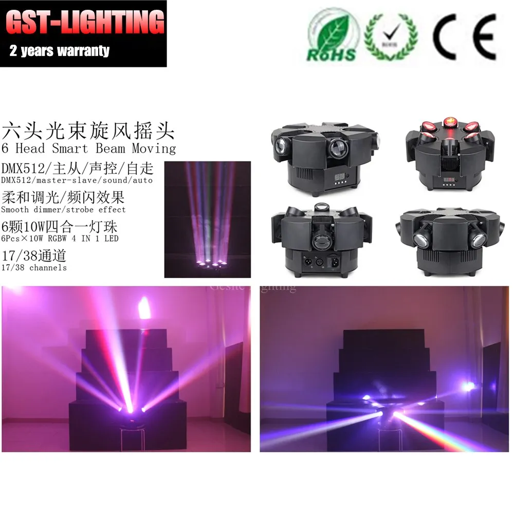 Vermelho e Verde do Laser Laser para Festa 4 Pçs e lote 6x10 w Lira Led Feixe para Festa dj Clube Ktv 2 4 pçs lote 6x10 w lira led