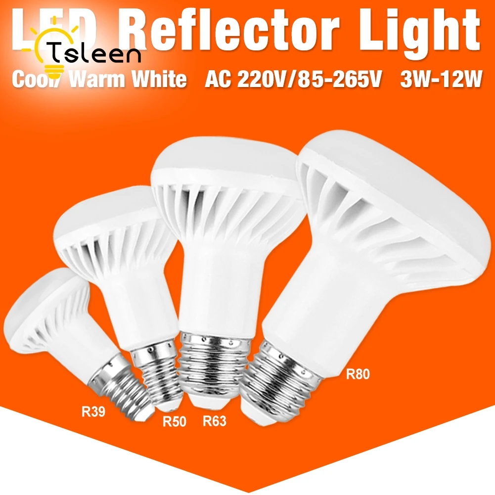Светодиодная лампа E14 E27 SMD 5730 R50 5 Вт 7 AC 220 В 110 В|Светодиодные лампы и трубки| |