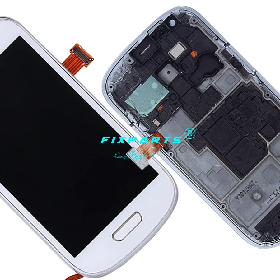 Blue White LCD Samsung Galaxy SIII S3 Mini i8190 LCD Display With Touch Sensor Digitizer With Frame With Tools (7)