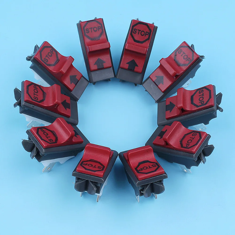 On Off Kill Start/Stop Switch For Husqvarna 365 371 372 336 385 390 JONSERED 2063 2065 2165 2071 2171 Chainsaws 10pcs