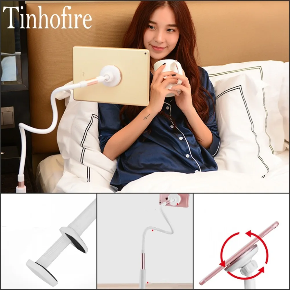  Tinhofire 360 Rotating Flexible Magnetic suction 90CM Long Tablet PC holder stand lazy mount bracke