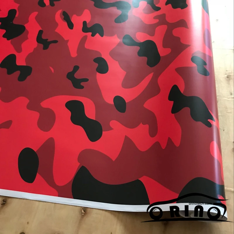 Black Red Vinyl Wrap-3