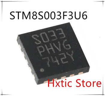 

Free Shipping NEW 100PCS/LOT STM8S003F3U6 STM8S003 MARKING S033 QFN-20 IC