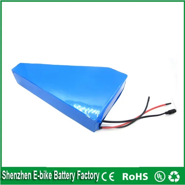 Top Great quality e-bike battery 60volt lithium battery pack triangle style 60v 20ah battery with charger and bag For Samsung cell 14