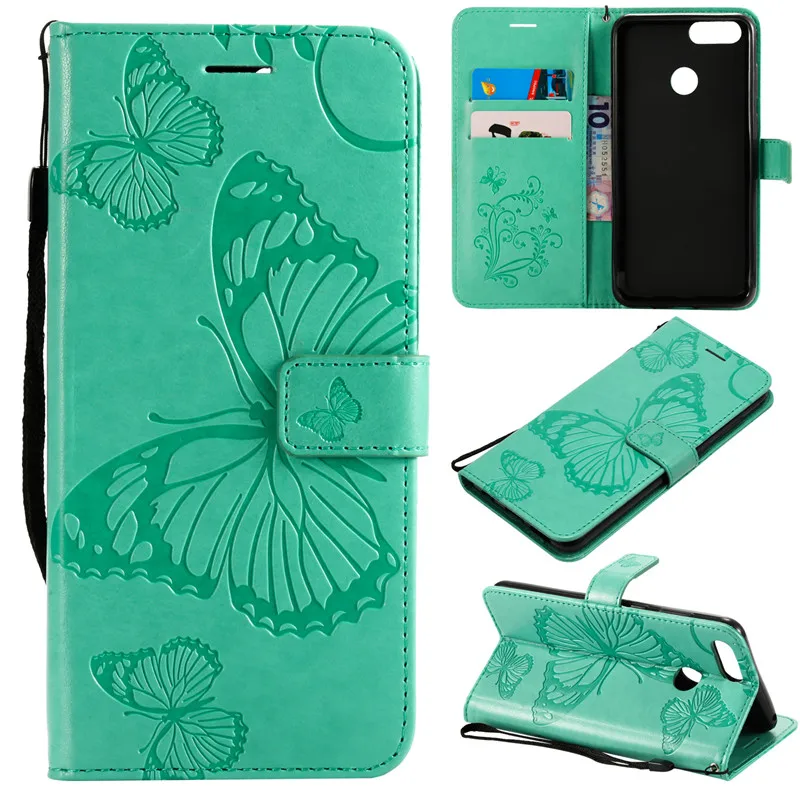 Wallet Case Cover For Huawei 7X Leather Flip 3D Butterfly Case For Huawei honor 7X Case For Huawei Honor 7X Mobile Phone Case  (12)