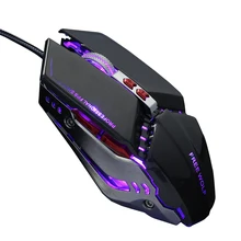 V3 Проводная 3200 dpi Регулируемая USB эргономичная оптическая игровая мышь для профессиональных геймеров ПК ноутбук светодиодный с подсветкой 7 кнопок