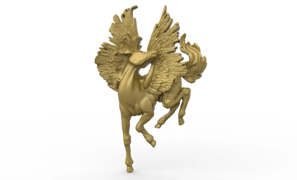 2 шт. fly horse3D модель рельеф STL модели для ЧПУ резьба по дереву машины гравировки artcam