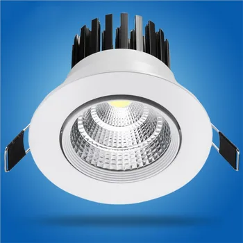 

High Qualtiy COB Celling Light AC 220V 3W 5W Embeded Aluminum Alloy Aisle Lamp Entrance Hallway Living Room LED Downlight 5 pcs