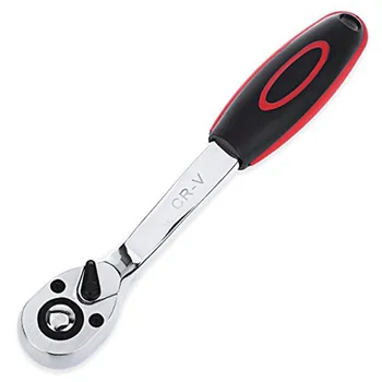 

1pcs 1/4-inch ( 6.35MM ) 24-Tooth Chrome Vanadium Ratchet Wrench