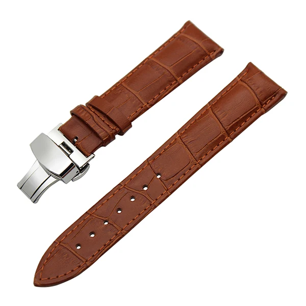 Genuine Leather Watchband for Breitling Omega Mido Replacement Watch