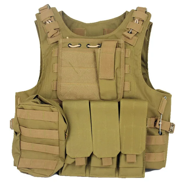 Buy Tactical Vest Military Molle Airsoft Plate Carrier