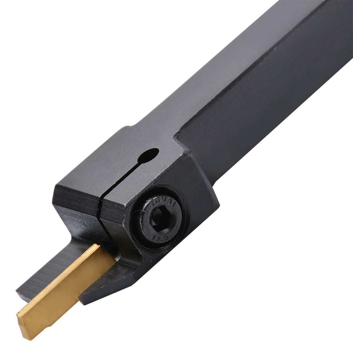 10pcs MGMN200 Carbide Inserts Golden Blades + 1pc MGEHR1010-2 Turning Tool Holder Boring Bar with Wrench