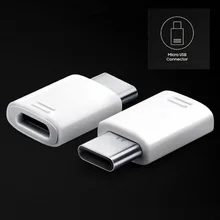 Для samsung Micro USB-type C конвертер USB C адаптер Galaxy S8 S9 Plus Note 8 9 быстрое зарядное устройство type-C Кабельный разъем