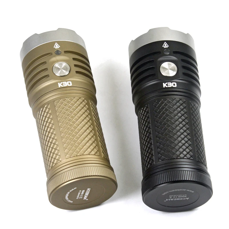 ACEBEAM K30 CREE XHP70.2 светодиодный 5200 люмен 3*18650 Батарея фонарик|Фонарики и