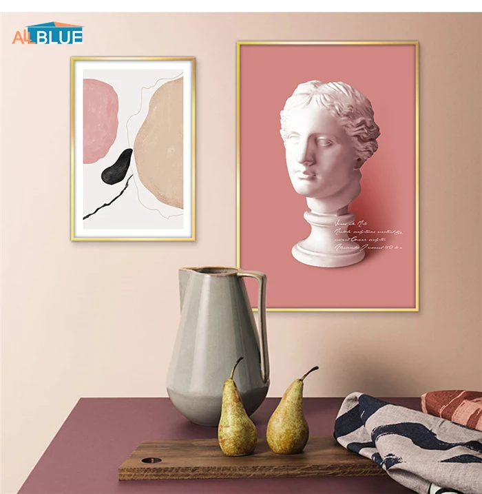 Минималистичный Северный плакат абстрактная Геометрическая графика Венера штукатурка Матисса настенное искусство холст картины для декора гостиной
