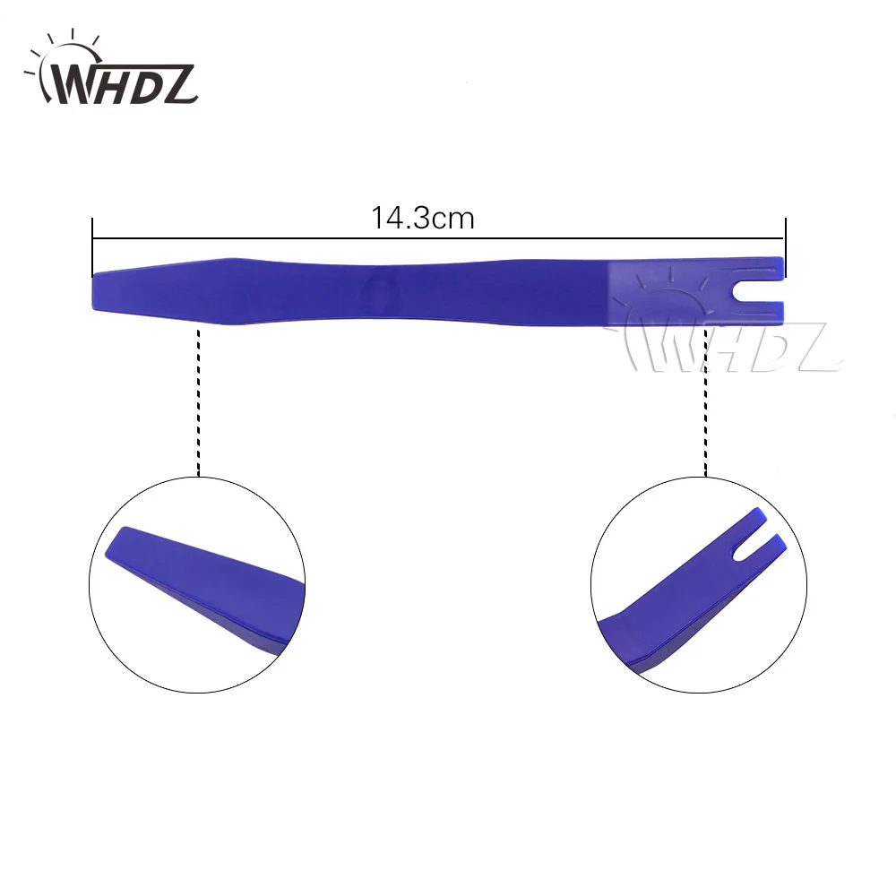 WHDZ 4pcs Blue Auto Car Radio Door Clip Panel Trim Dash Audio Removal Installer Pry Tool (7)