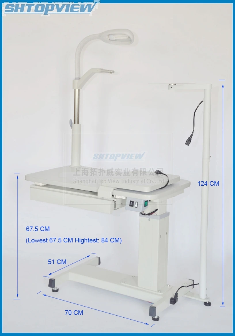 CP-180A Китай комбинированный настольный держатель Phoropter автоматический рефрактометр пробный Объектив Набор проектор офтальмологический инструмент стол