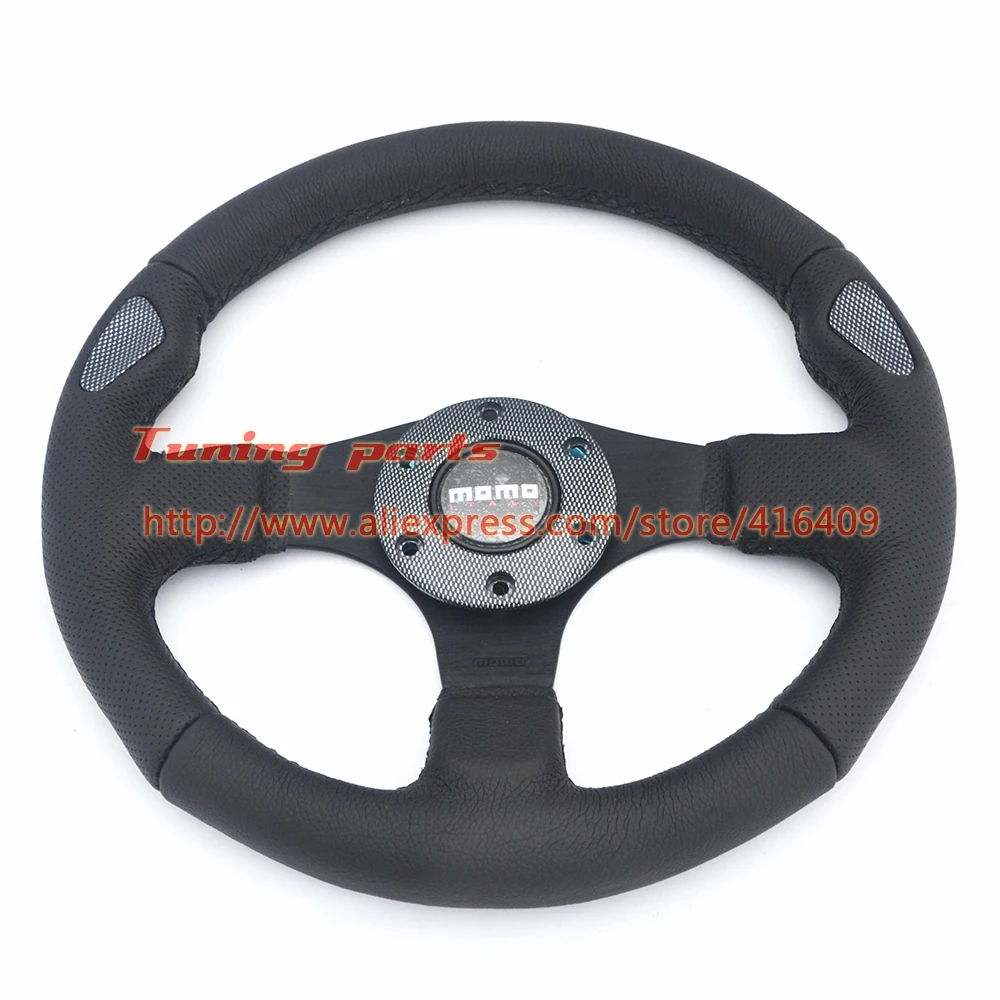 Jet flat leather steering wheel (1)