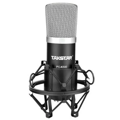 

Takstar PC-K500 Condenser Microphone Professional Personal Computer Studio Recording Broadcast K Song Microphone PK ISK BM-800
