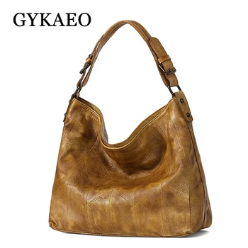 

GYKAEO Luxury Handbags Women Bags Designer Soft Genuine Leather Handbag Ladies Street Shopping Messenger Shoulder Bag Sac A Main