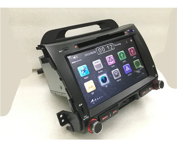 Cheap Wholesale! 2din car radio dvd GPS player for Kia Sportage( 2010-2014) free map wifi bluetooth support 3G 3
