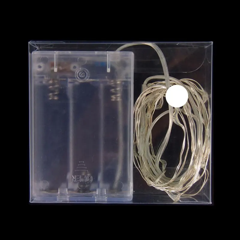3M-10FT-30-LEDS-5V-string-Silver-Copper-Wire-LED-light
