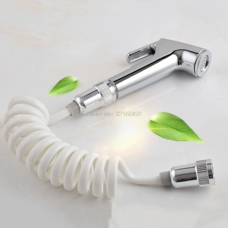 Handheld Portable Diaper Bidet Toilet Shattaf Sprayer Bathroom Shower Head Nozzle with Telephone Hose | Обустройство дома