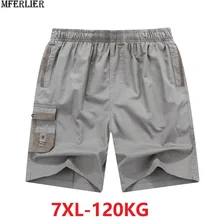 Летние мужские карго шорты с карманами в стиле пэчворк черные Большие размеры 5XL 6XL 7XL мужские дешевые шорты черные простые хлопковые шорты