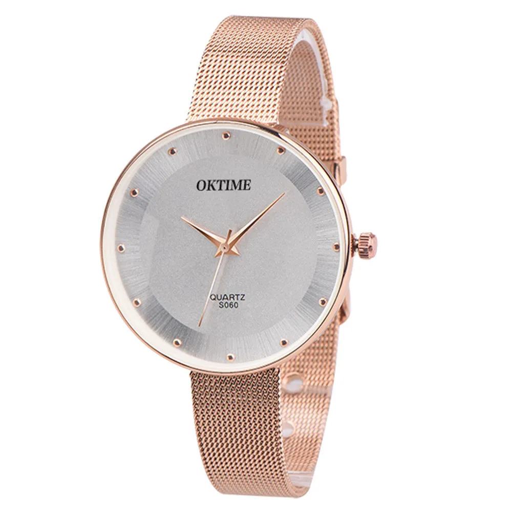 

Women Watches Fashion Casual Bracelet Watch Metal Mesh Belt Minimalist Style Ladies Watch Quartz Watch Clock Montre Femme #L