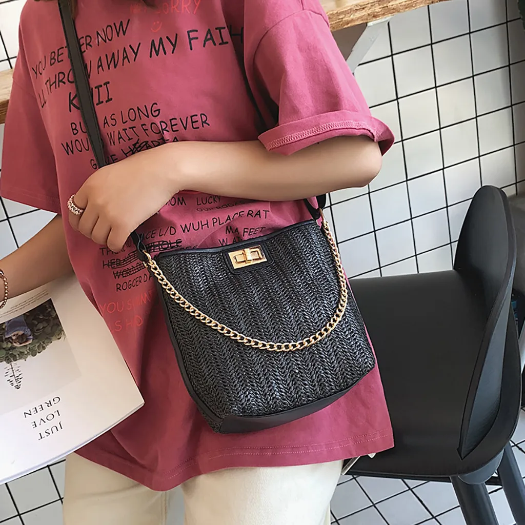 Сумки для женщин женская Соломенная универсальная сумка-мессенджер модная сумка на одно плечо высокого качества мягкие повседневные маленькие квадратные пакеты