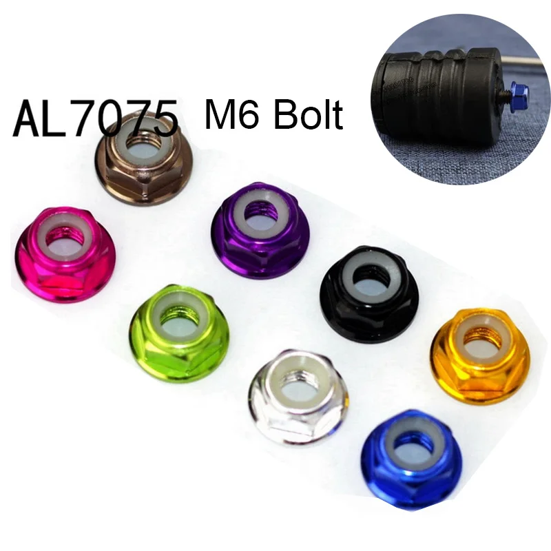 

ultralight 1.0g M6 Bolt for Brompton Bike Rear Shock 8 Colors Aluminum Alloy