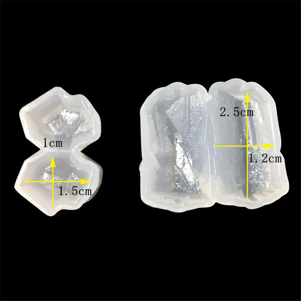 

2 shape Silica gel 3D Silicone cake mold crystal icicle stone moulds silicone molds candy mould chocolate moulds