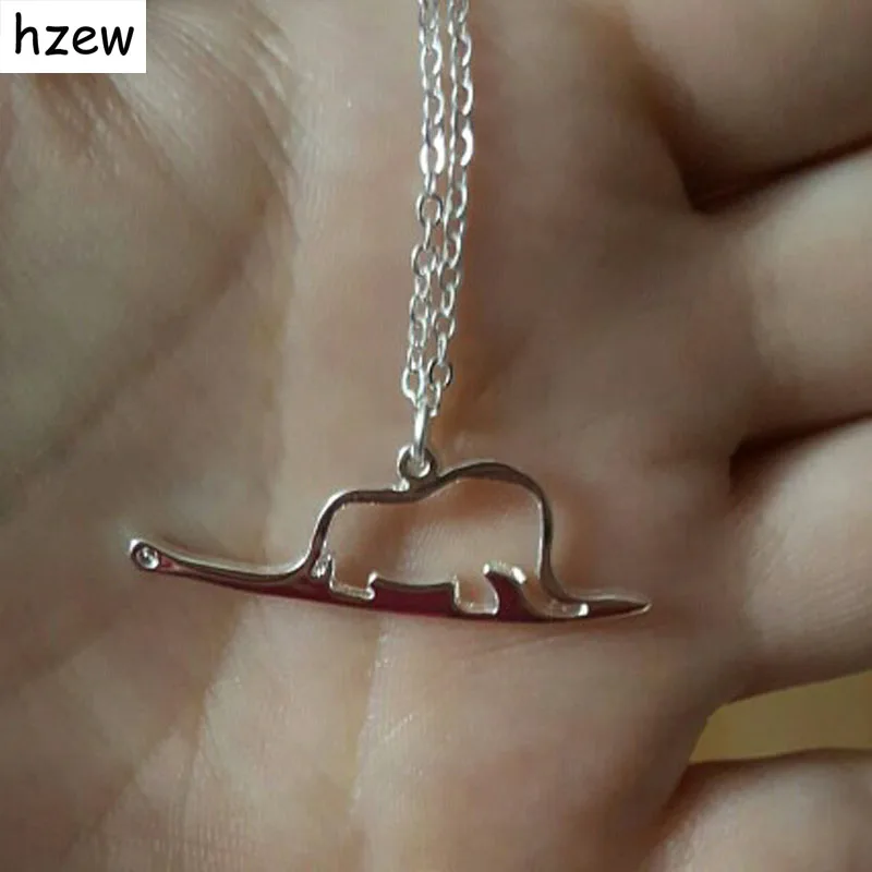hzew-animal-cute-Little-Prince-necklaces-jewelry-Elephant-a-snake-Charm-pendant-necklace (1)