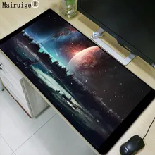 Mairuige 90X40 см красочные небо Луна олень уникальная настольная панель коврик для игровой мыши большой коврик для мыши коврики для мышки Мышка для ноутбука коврики