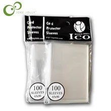 100 개/가방 65*90mm 카드 슬리브 카드 수호자 Barrie the gathering mtg Pokmen tcg 보드 게임 슬리브 GYH