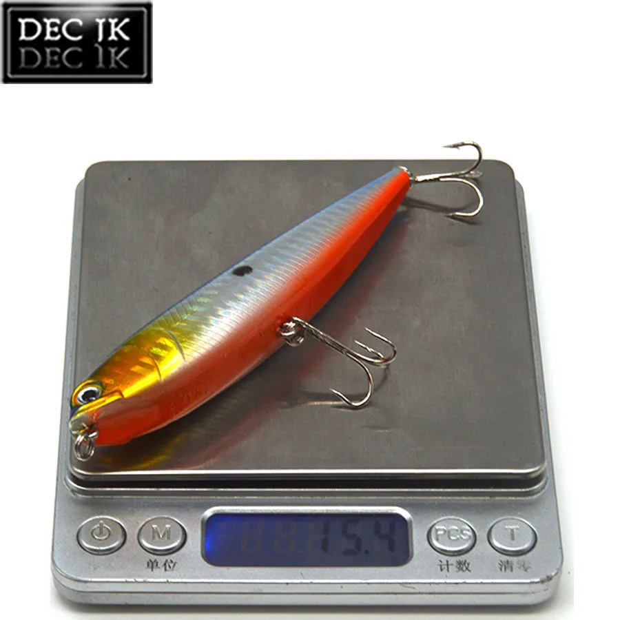 Plastic Hard Floating Pencil Sea Fishing Lure Wobblers For Pike Trolling 1PCS Saltwater Fake Artificial Bait For Fishing Tackle (12)