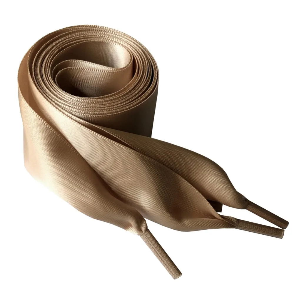 150cm/ 100cm of Extra Wide of Flat Shoe Laces Ribbon Laces of Satin 4CM Wide