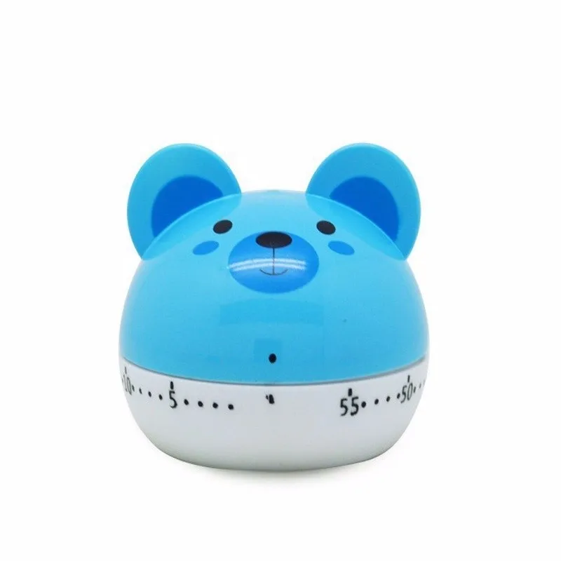 1pcs Lovely Alarm Timer Cartoon Animal Kitchen Mechanical Alarm Clock 60 Minutes Reminders Countdown Kitchen Cooking Tools (3)