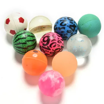 

Outdoor Toys Kids Sport Games Elastic Juggling Balls Children Toy Ball Colored Boy Bouncing Ball Rubber 10 Pcs