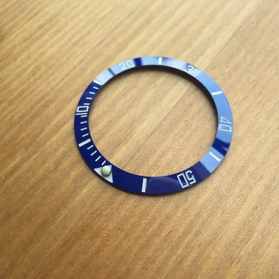 38 мм новые высококачественные керамические часы с ободком для RLX SUB SEA watch aftermarket запасные части 116610 116613 114060 - Цвет: blue1