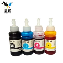 4*70 мл чернилами пополнения чернил комплект t6641-t6644 для Epson L101 L110 L111 L200 L201 L210 L300 l301 l303 L350 L355 L550 L555 L серии