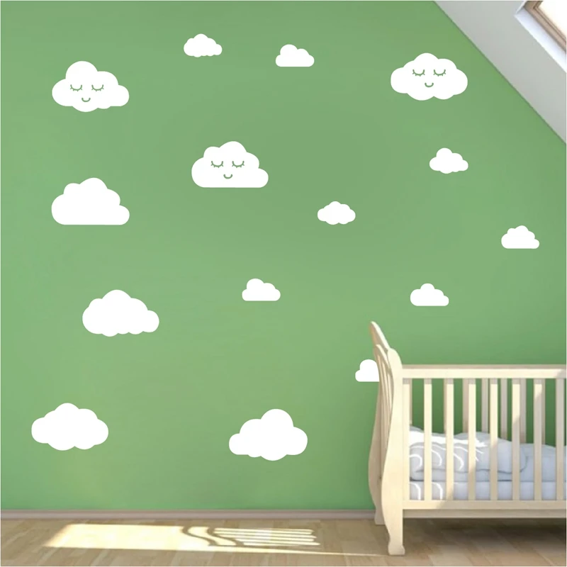 Cloud Wall Art Decals Nursery Decor