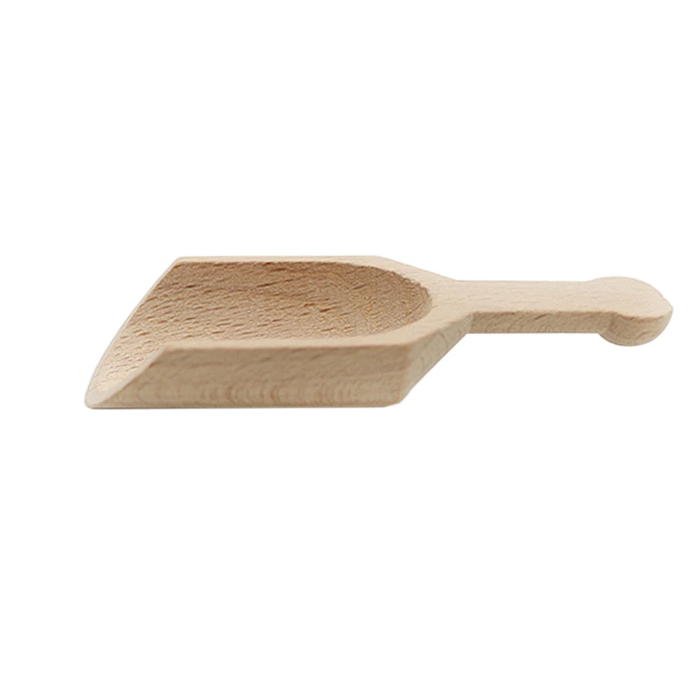 Мини бука деревянная чайная и кофейная ложка совки кухонный инструмент для ванны солевые специи ложка, кухонные принадлежности столовые приборы посуда